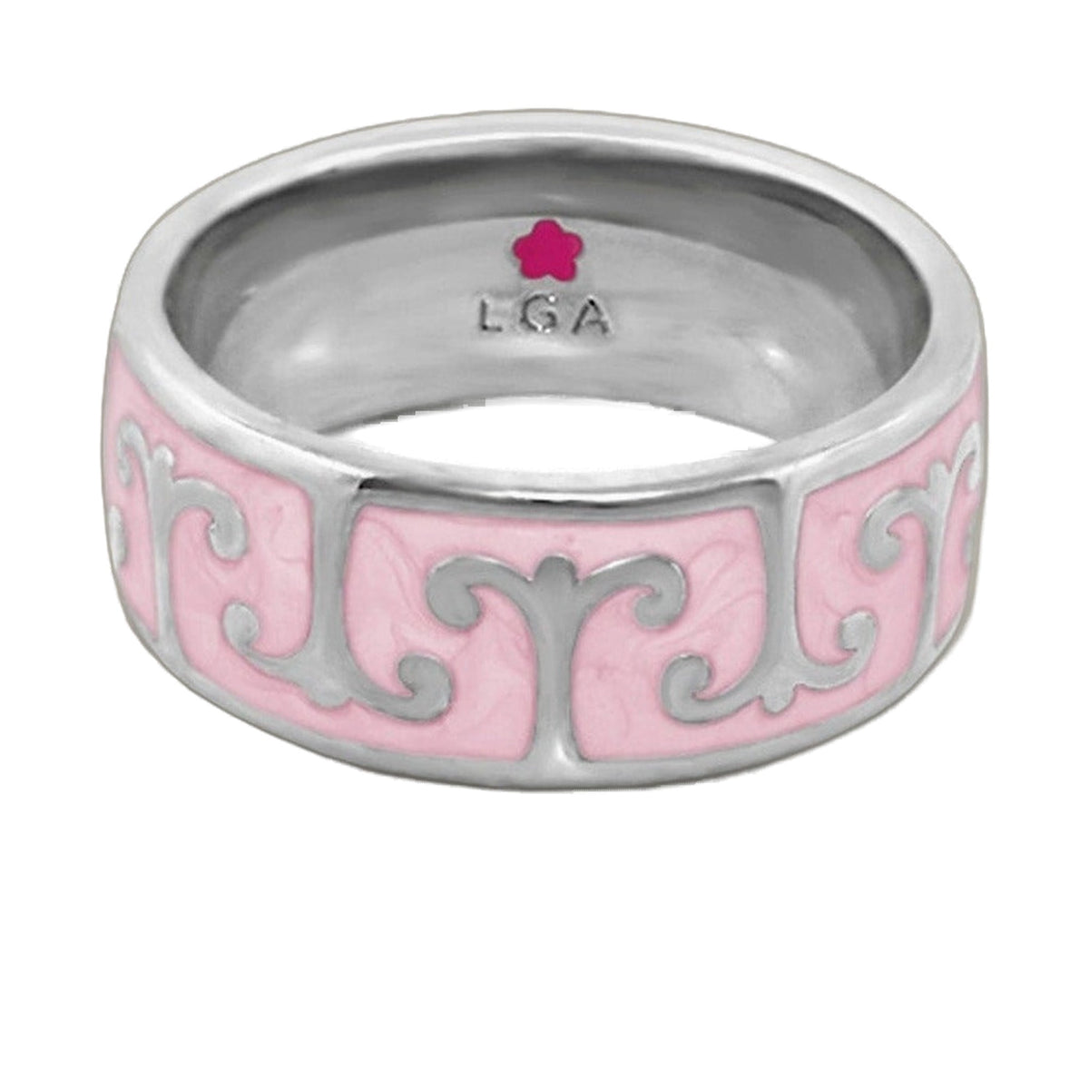 Renaissance Style Ring — Scroll Band