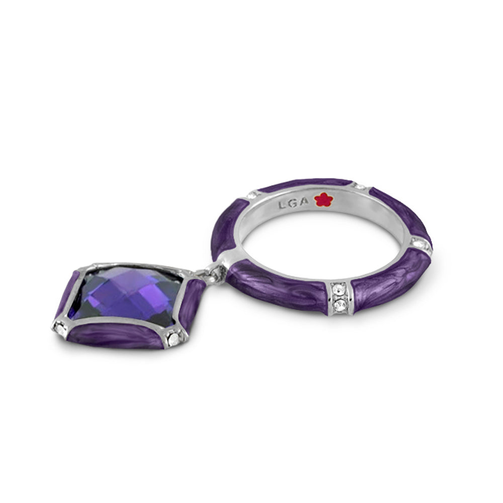 Prince Charming Ring — Cushion Charm Pavé Band
