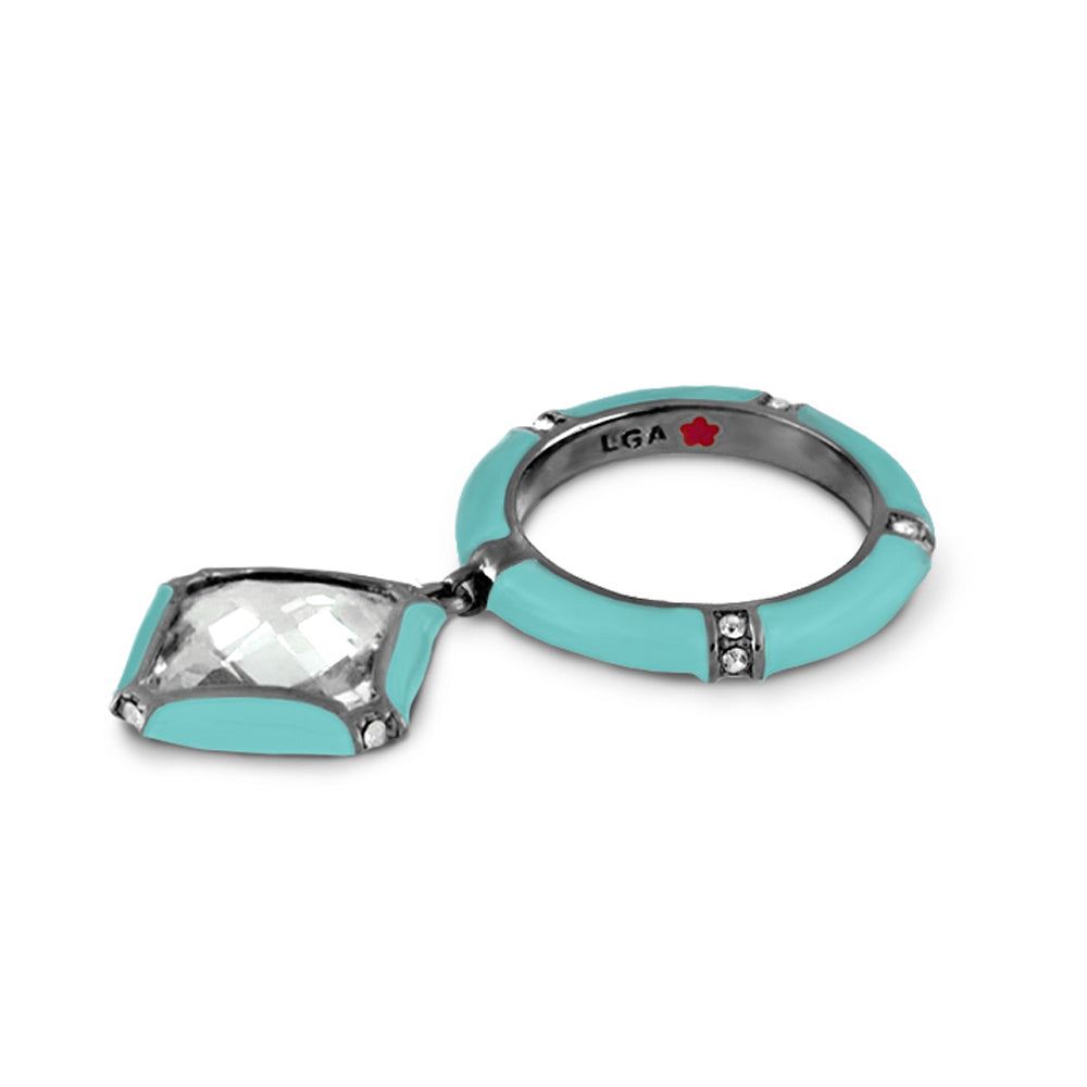 Prince Charming Ring — Cushion Charm Pavé Band