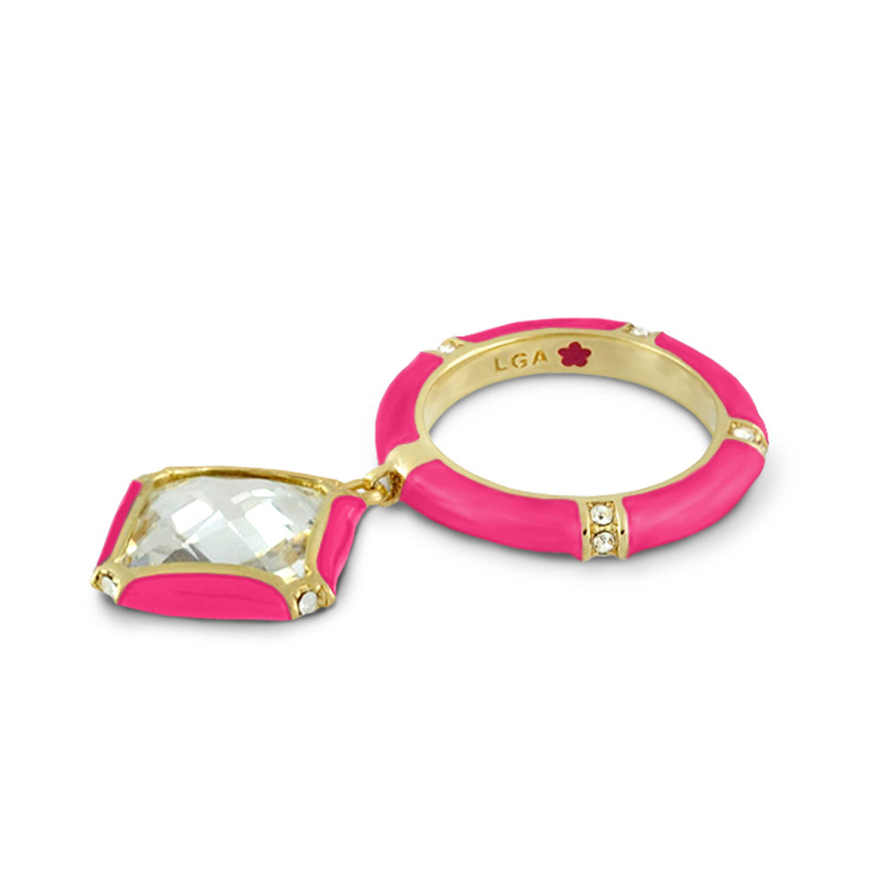 Prince Charming Ring — Cushion Charm Pavé Band