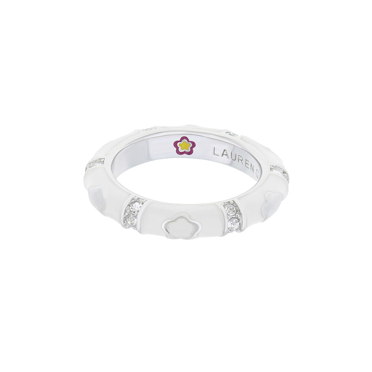 Daisy Love Stackable Ring — Slim Outline