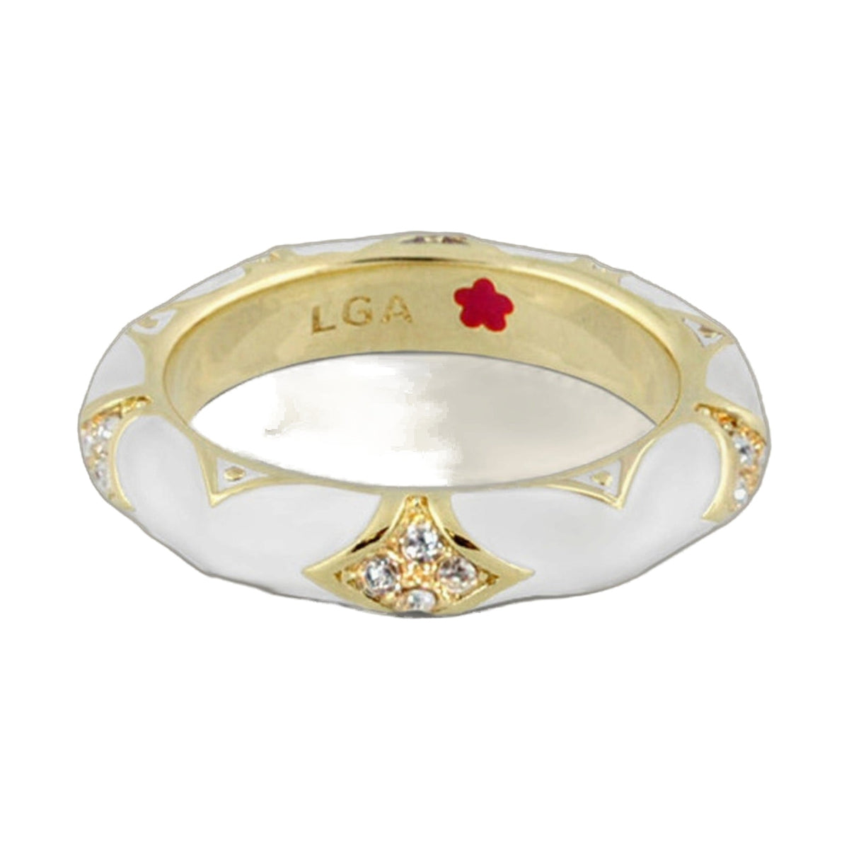 Stackable Fiesta Ring — Pavé Star Dome