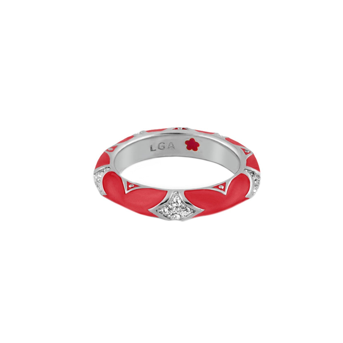 Stackable Fiesta Ring — Pavé Star Dome