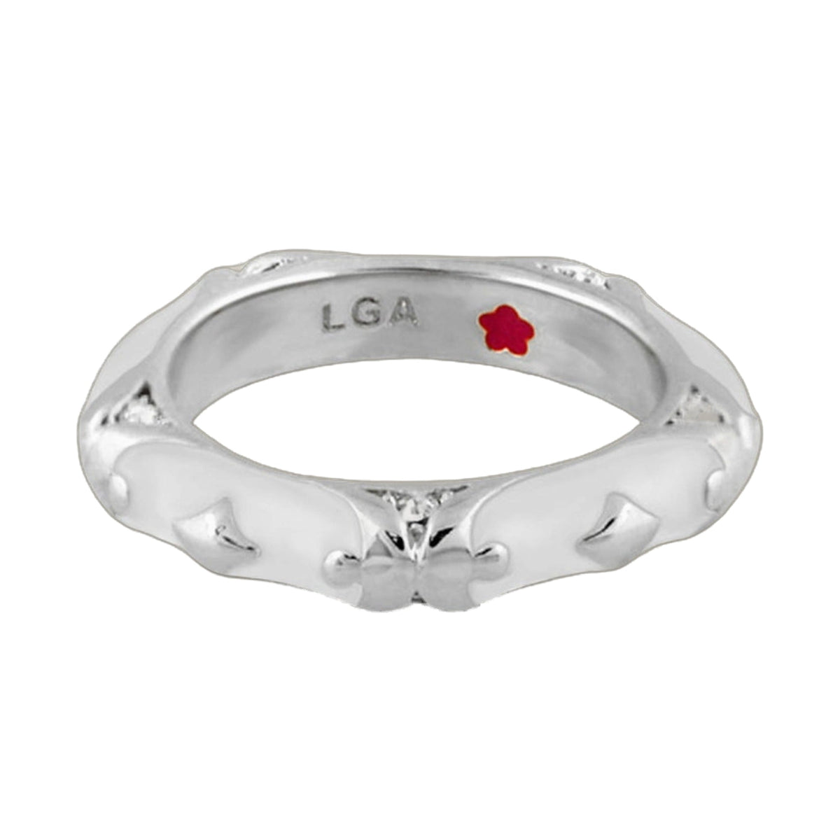 Stackable Fiesta Ring — Tone on Tone Scroll