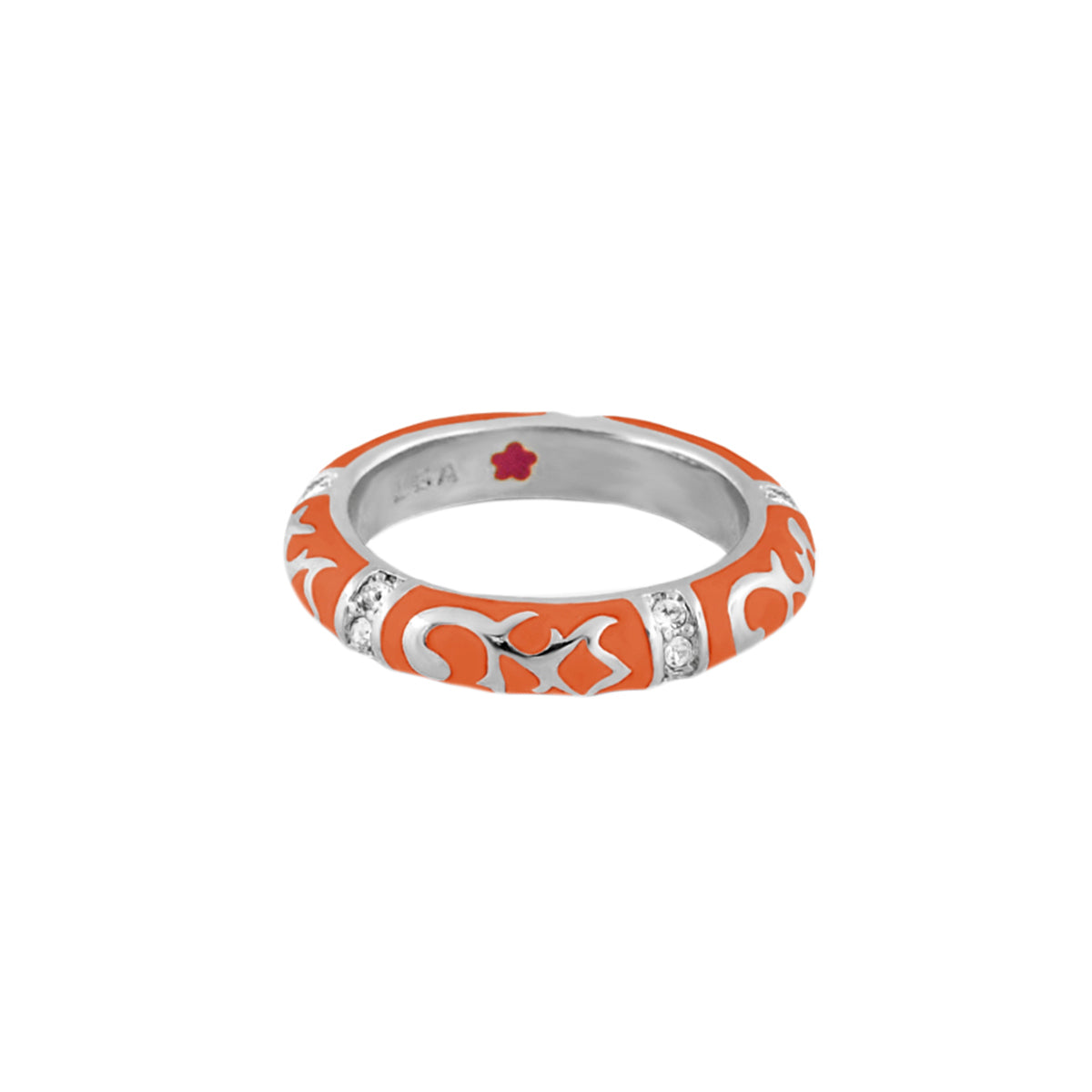 Stackable Fiesta Ring — Scroll & Star