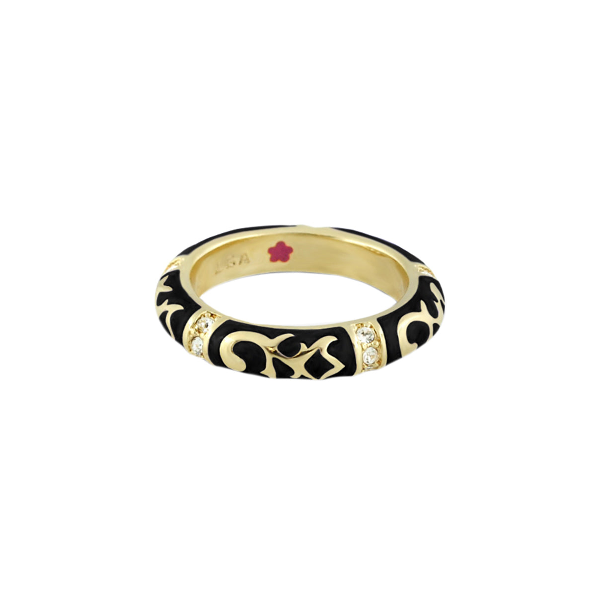 Stackable Fiesta Ring — Scroll & Star
