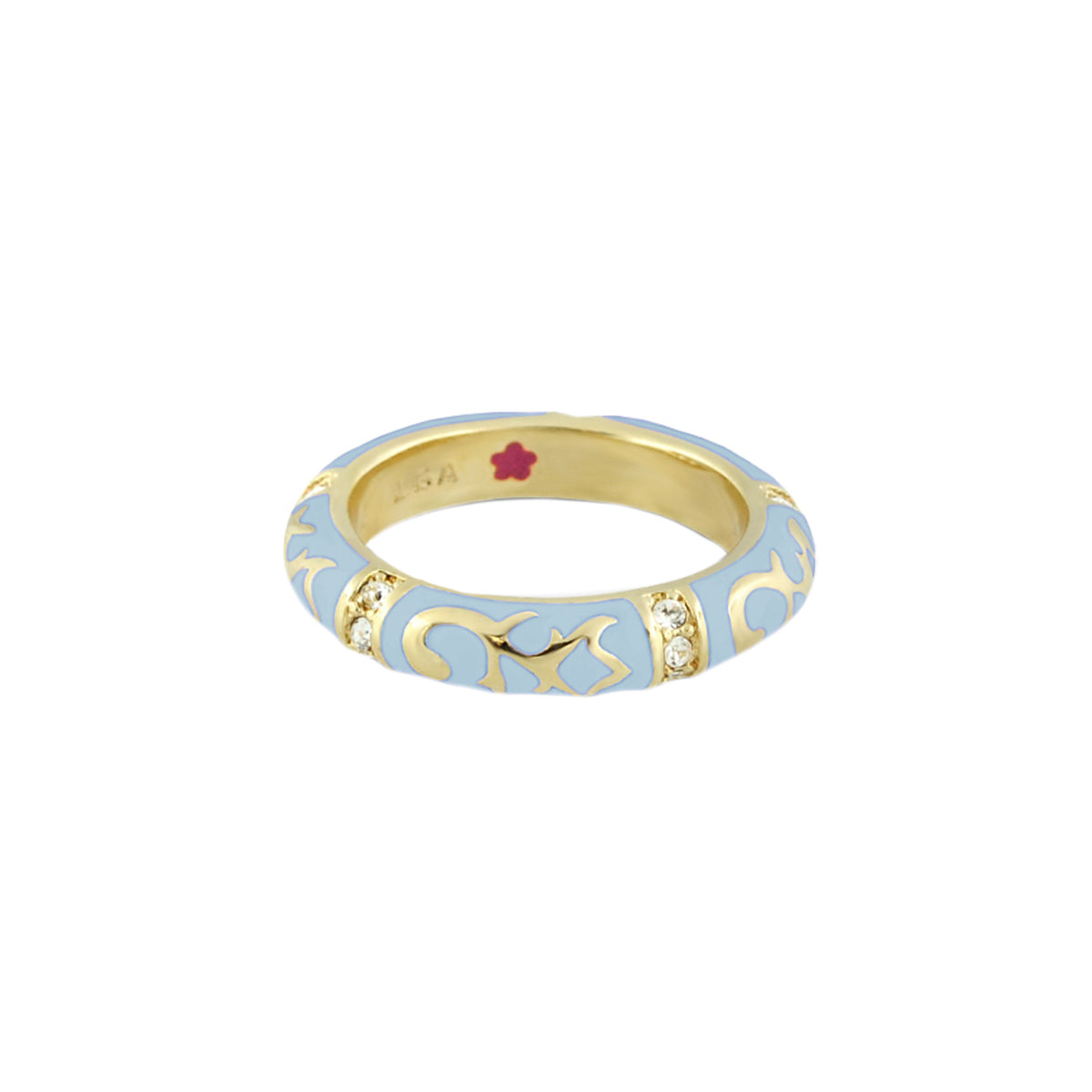 Stackable Fiesta Ring — Scroll & Star