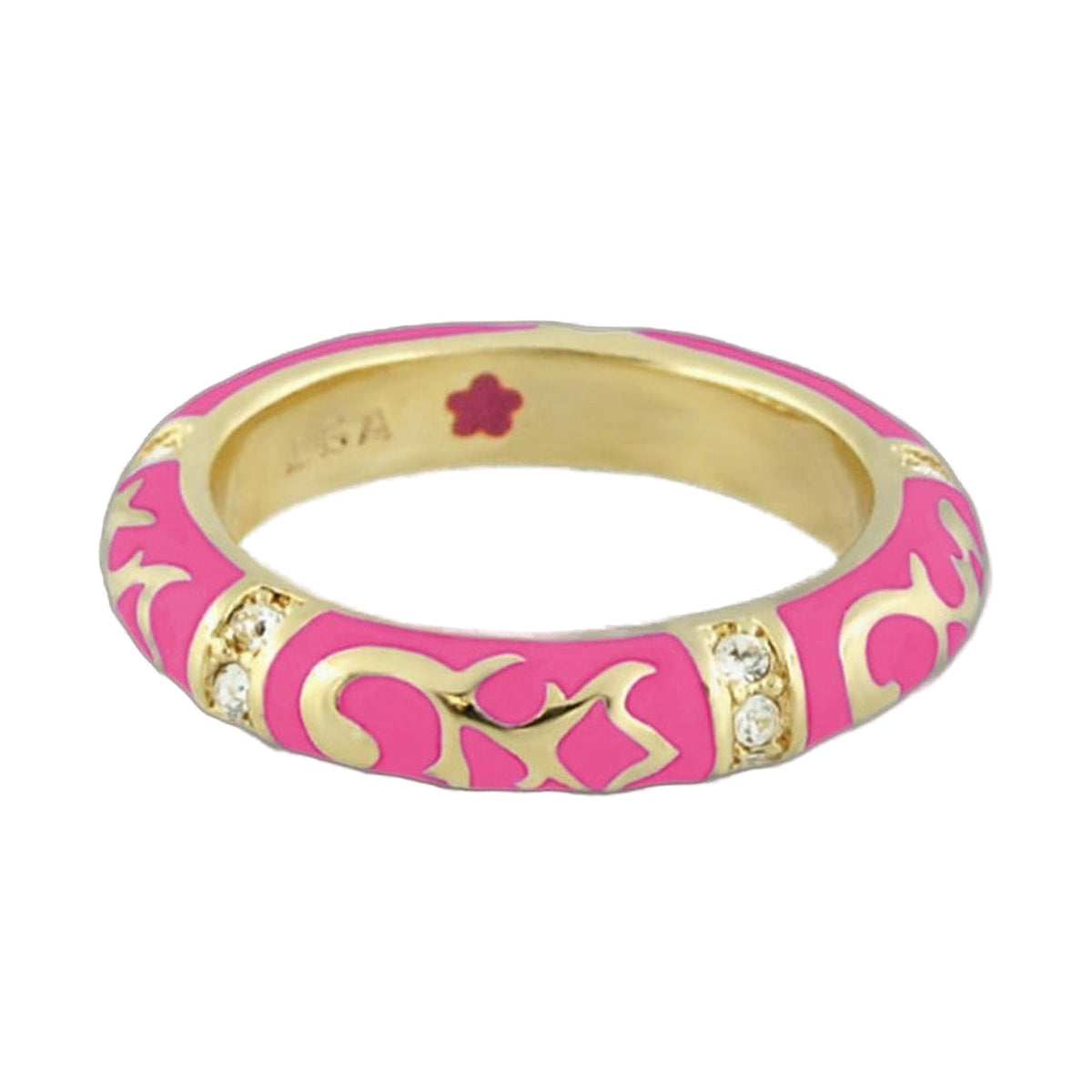 Stackable Fiesta Ring — Scroll & Star