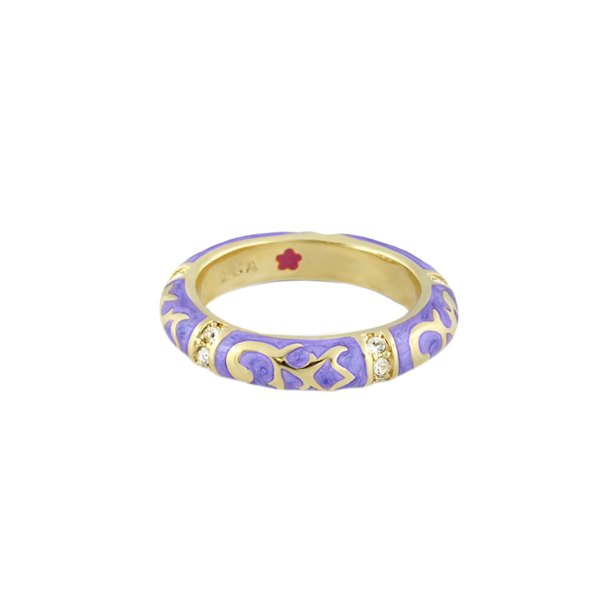 Stackable Fiesta Ring — Scroll & Star