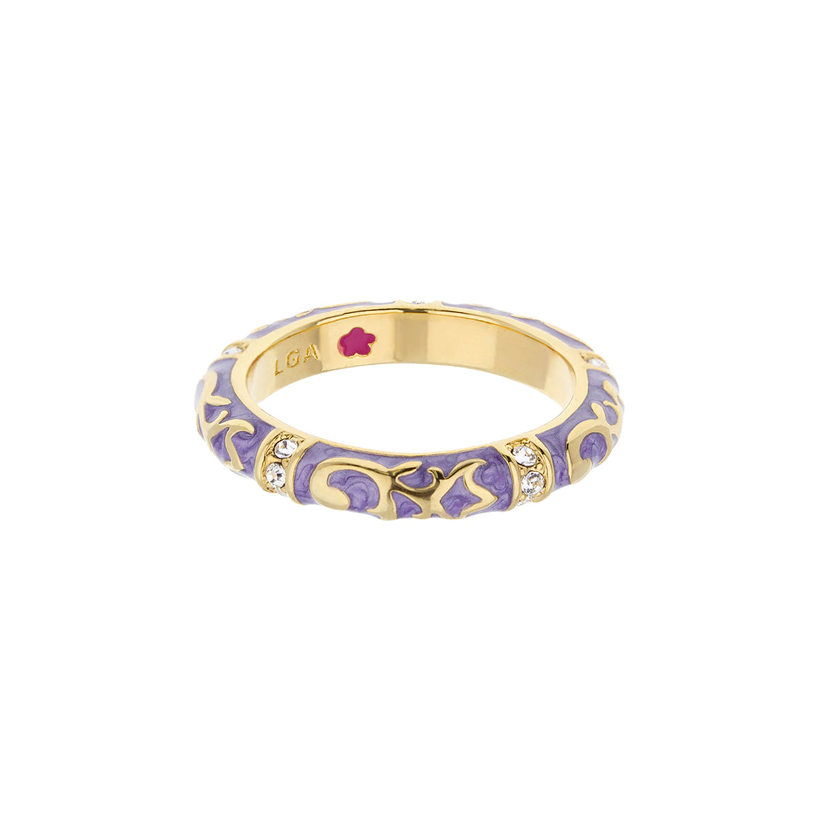 Stackable Fiesta Ring — Scroll & Star
