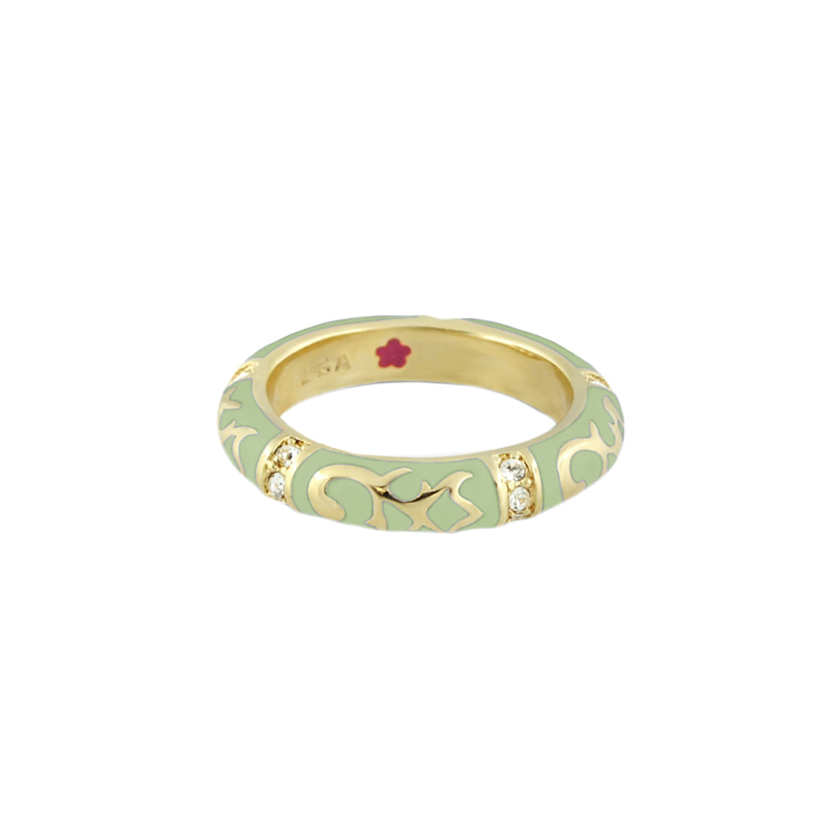 Stackable Fiesta Ring — Scroll & Star