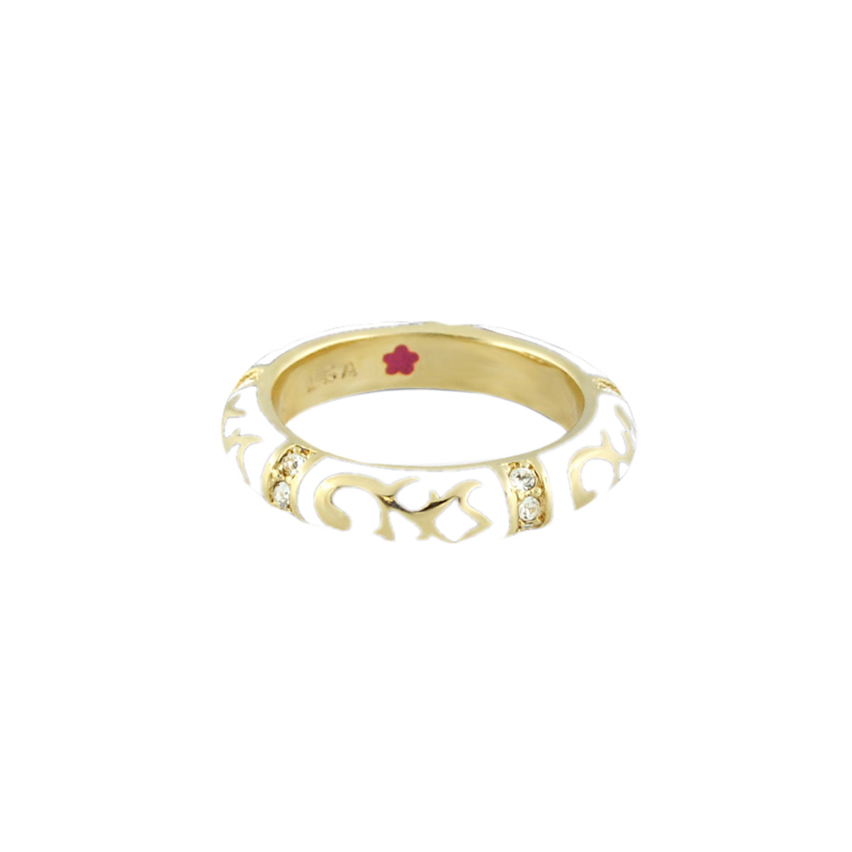 Stackable Fiesta Ring — Scroll & Star