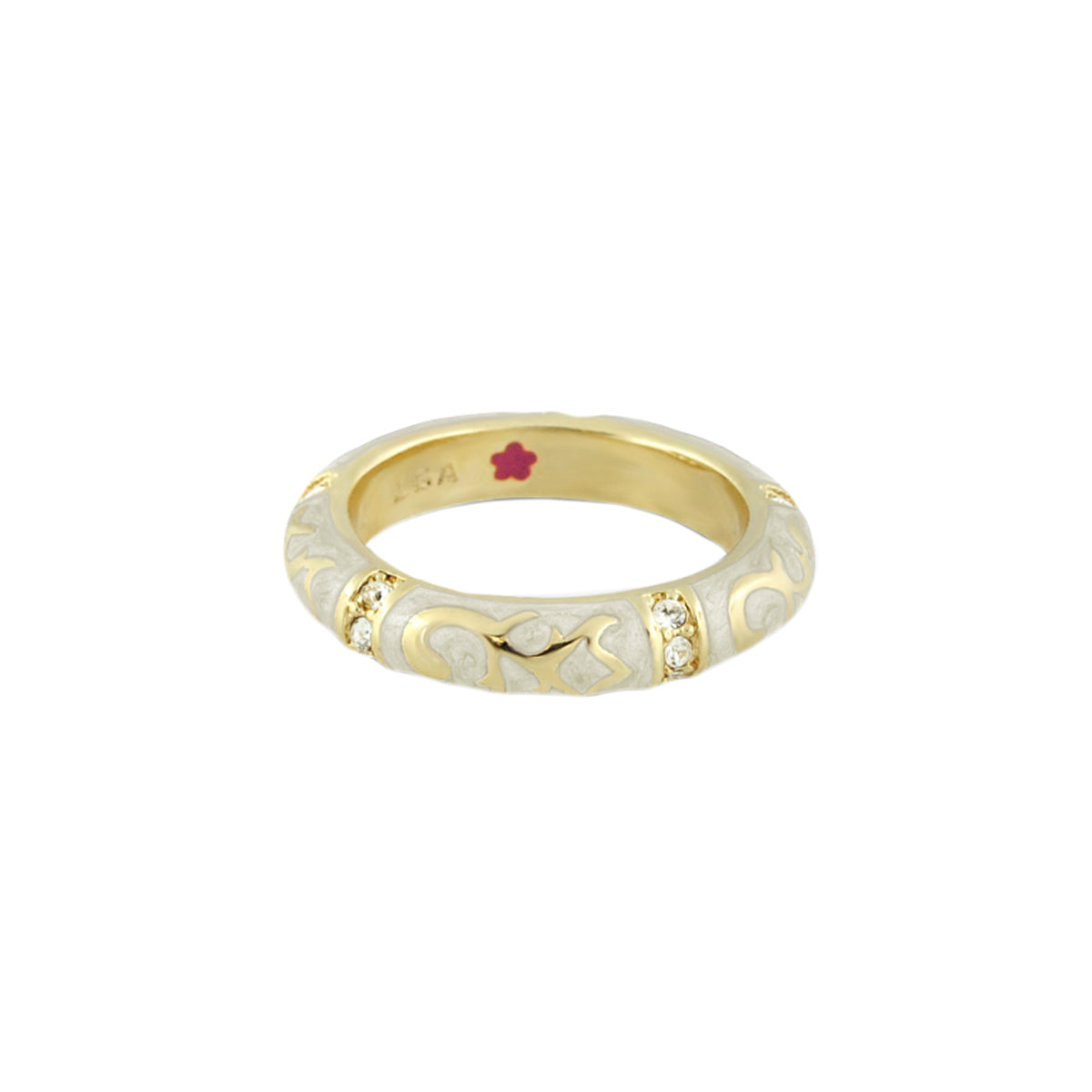 Stackable Fiesta Ring — Scroll & Star