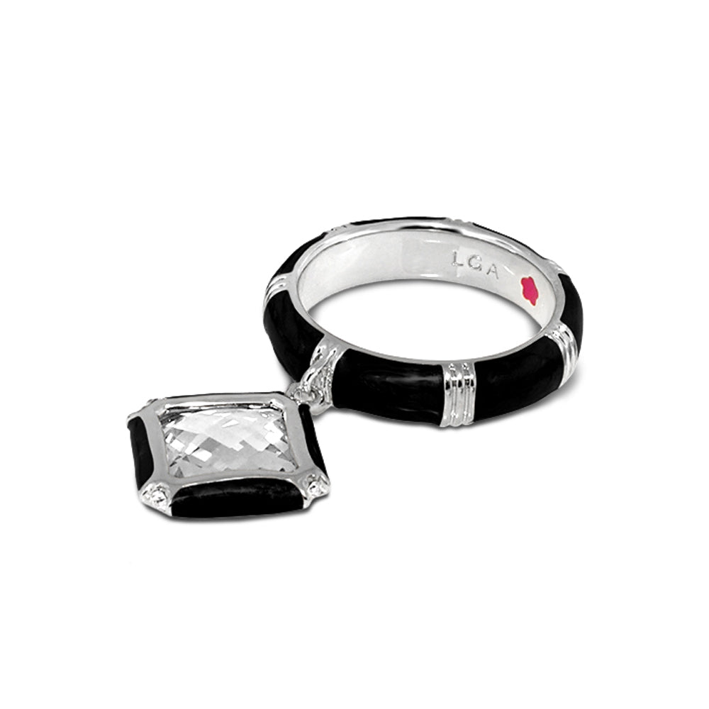 Prince Charming Ring — Cushion Charm Ridged Band