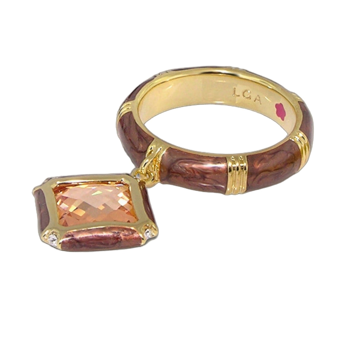 Prince Charming Ring — Cushion Charm Ridged Band