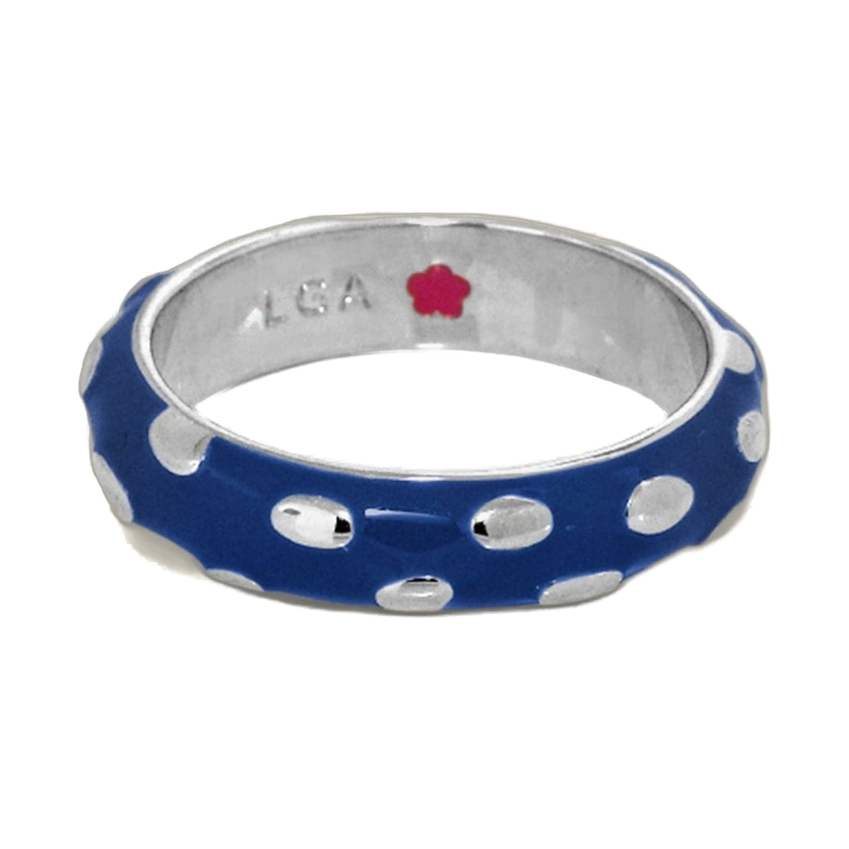 Tiny Dots Stackable Ring — Polka Dot Band
