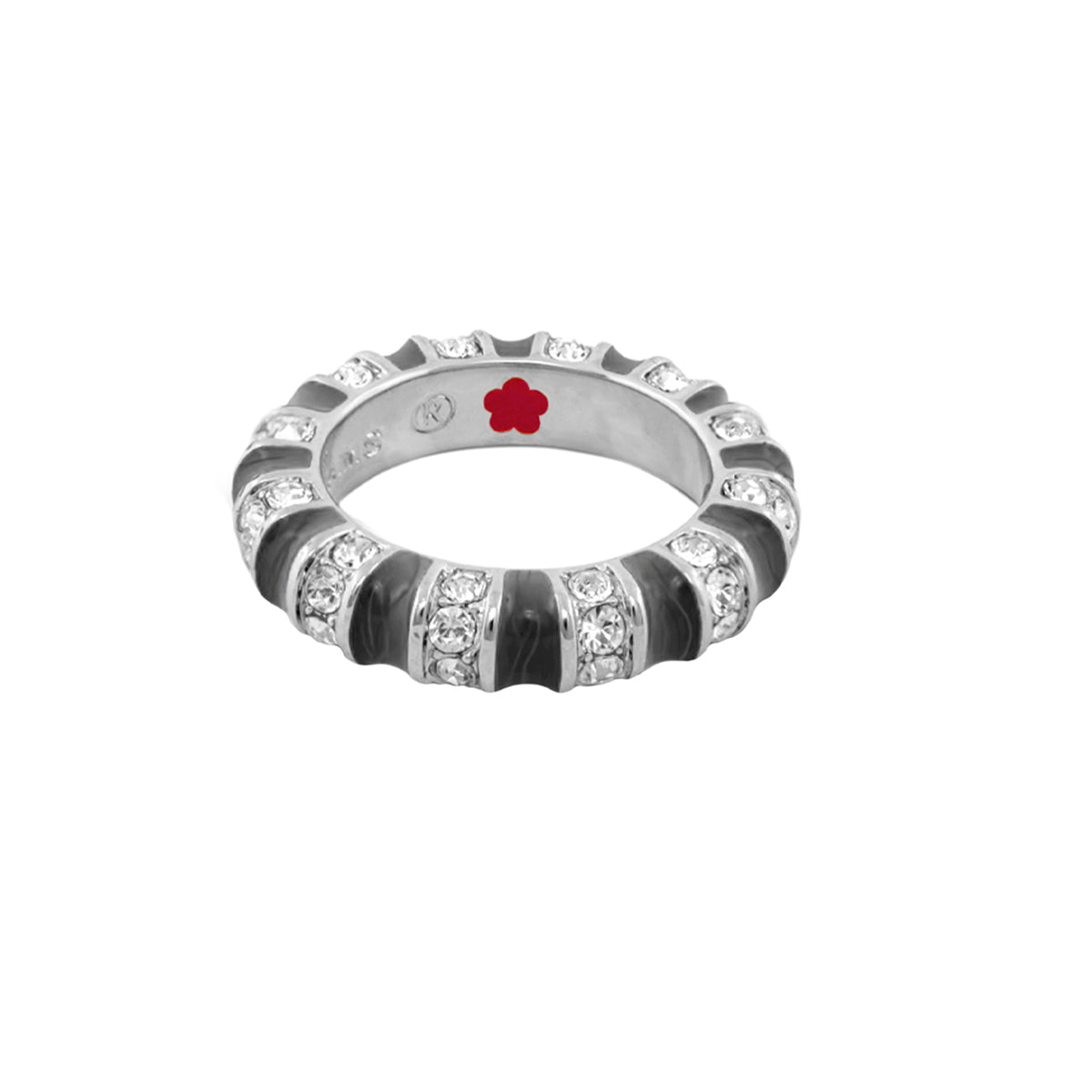 Stripe Tease Stackable Ring