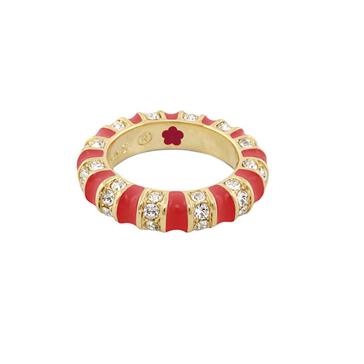 Stripe Tease Stackable Ring