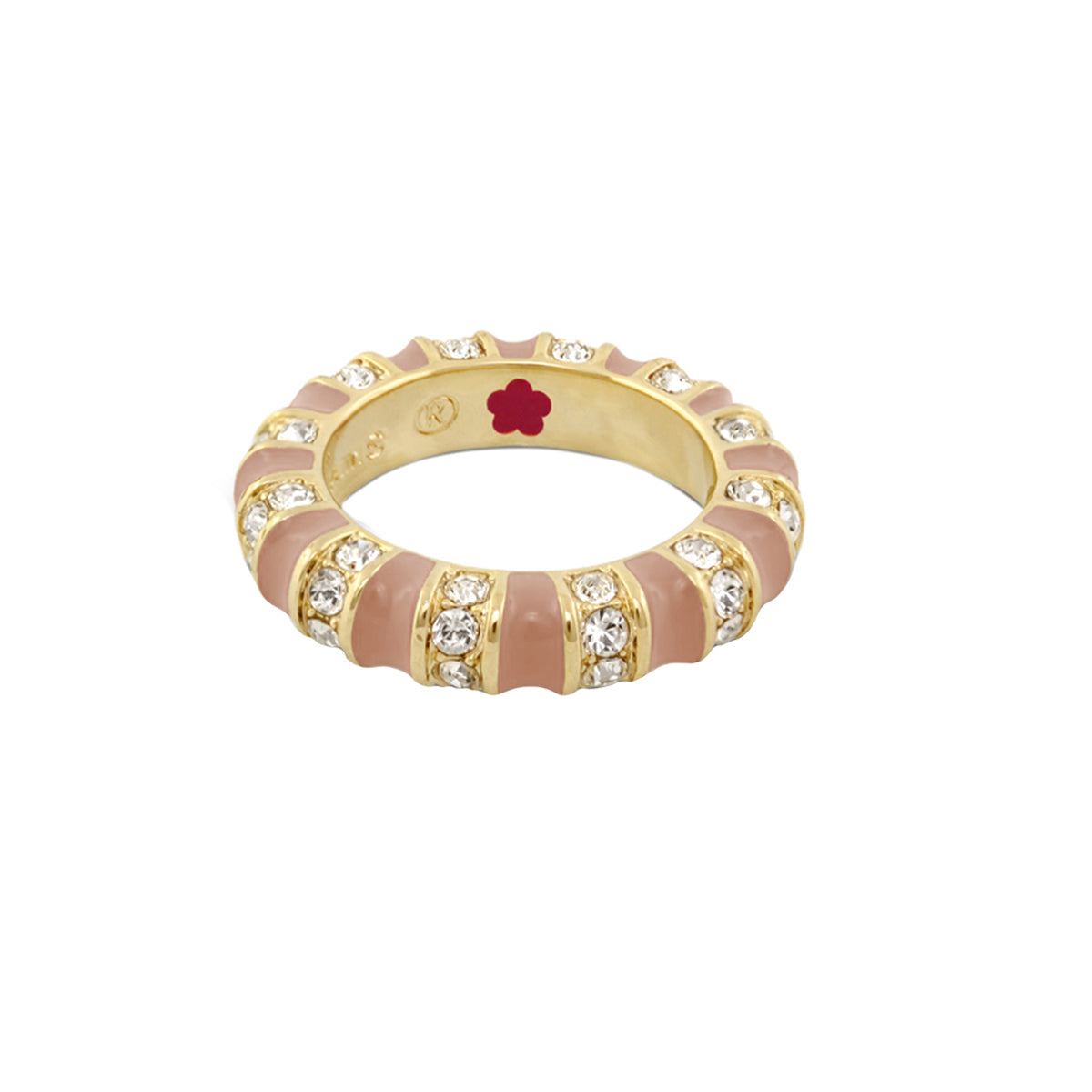 Stripe Tease Stackable Ring