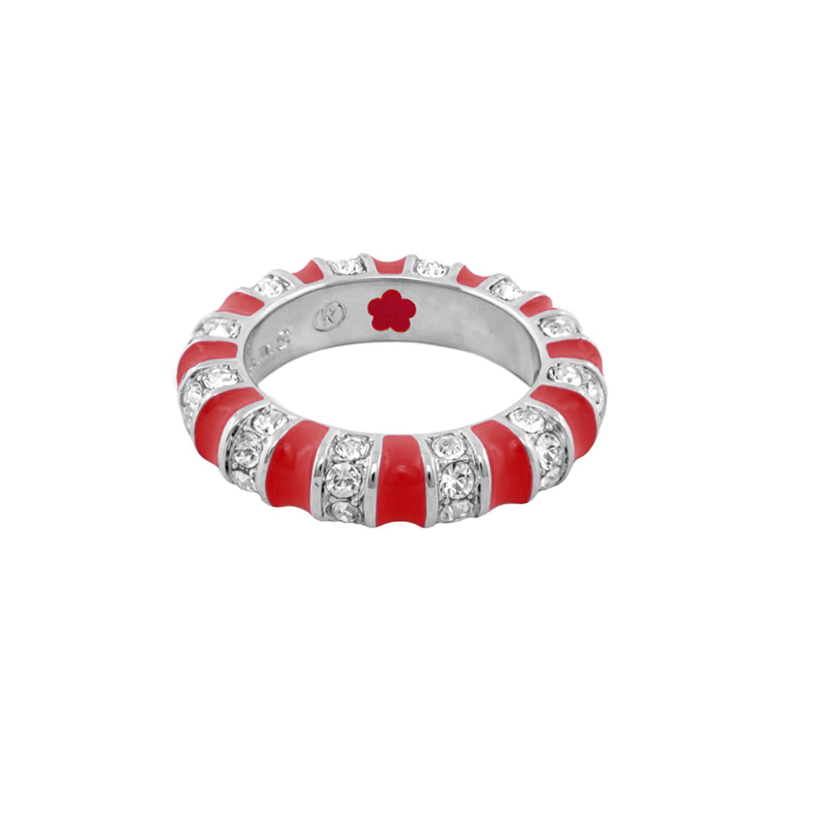 Stripe Tease Stackable Ring