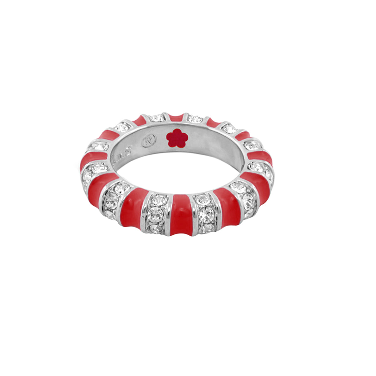 Stripe Tease Stackable Ring