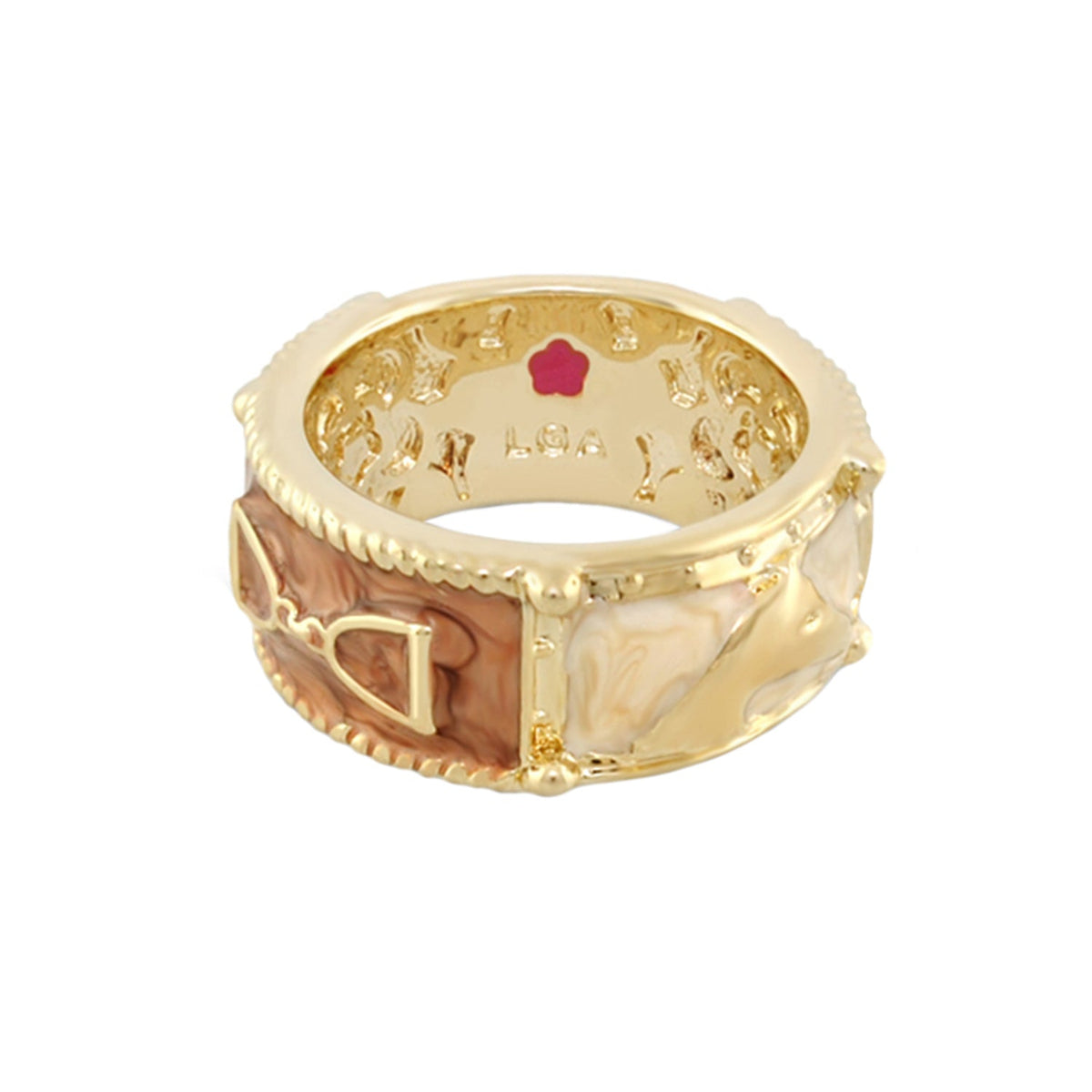 Equestrian Ring — Coral & Blush