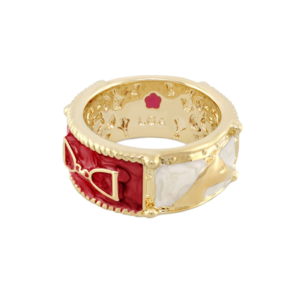 Equestrian Ring — Coral & Blush
