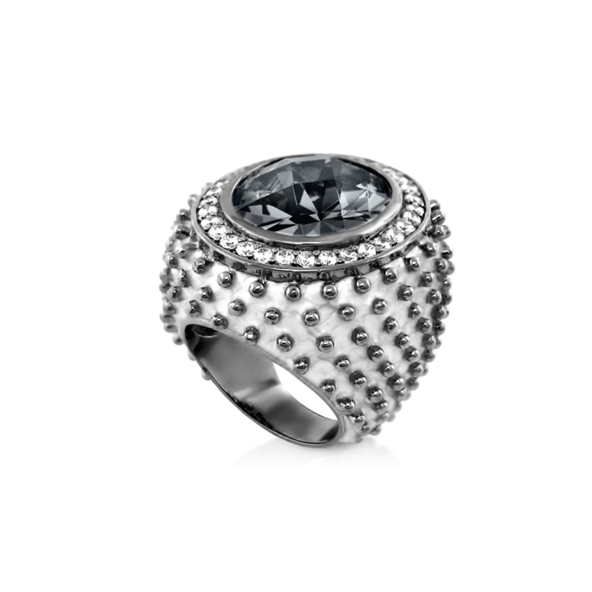 Fresh Fantasy Cocktail Ring — Pavé Halo Dome