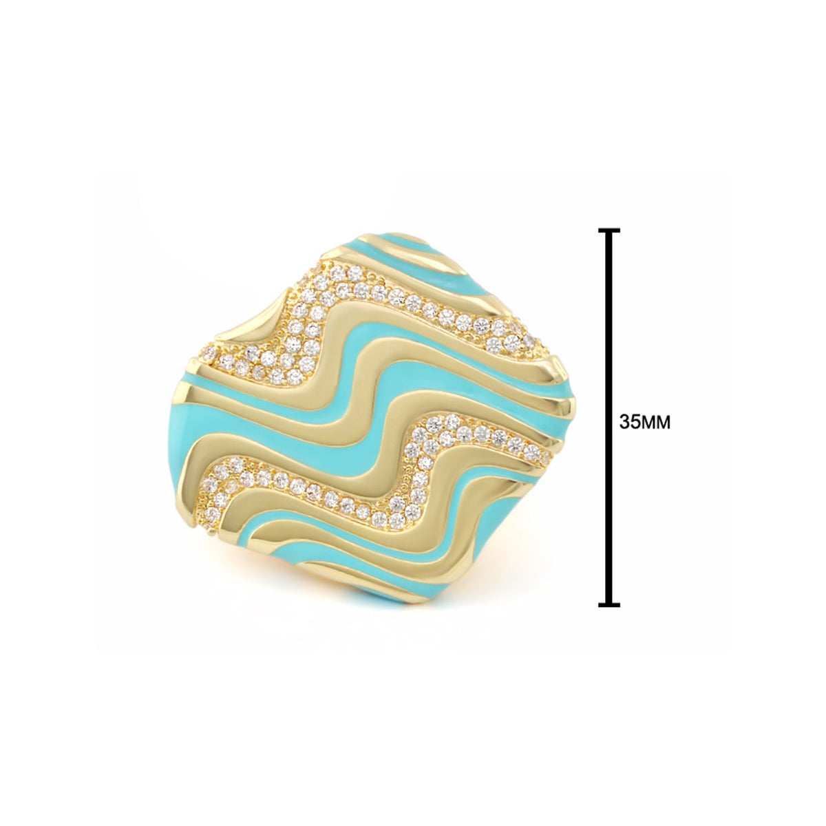 Moon Dust Cocktail Ring