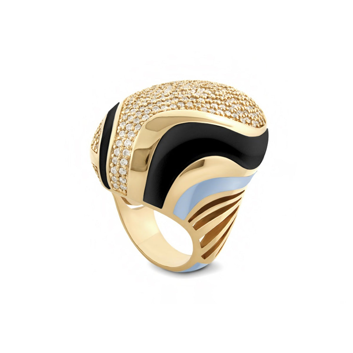 Angel Wings Cocktail Ring