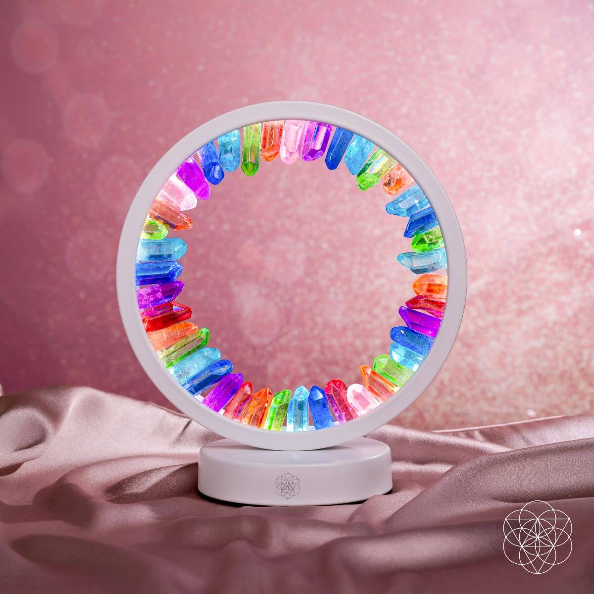 Rainbow After the Storm - Clear Quartz Lamp of Hope by Conscious Items at Shirley Shoppe
