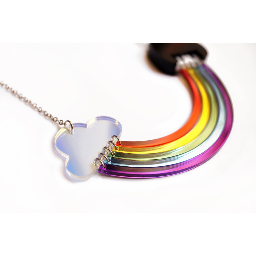 Rainbow Piano Necklace by Laliblue by Quirks! at Shirley Shoppe