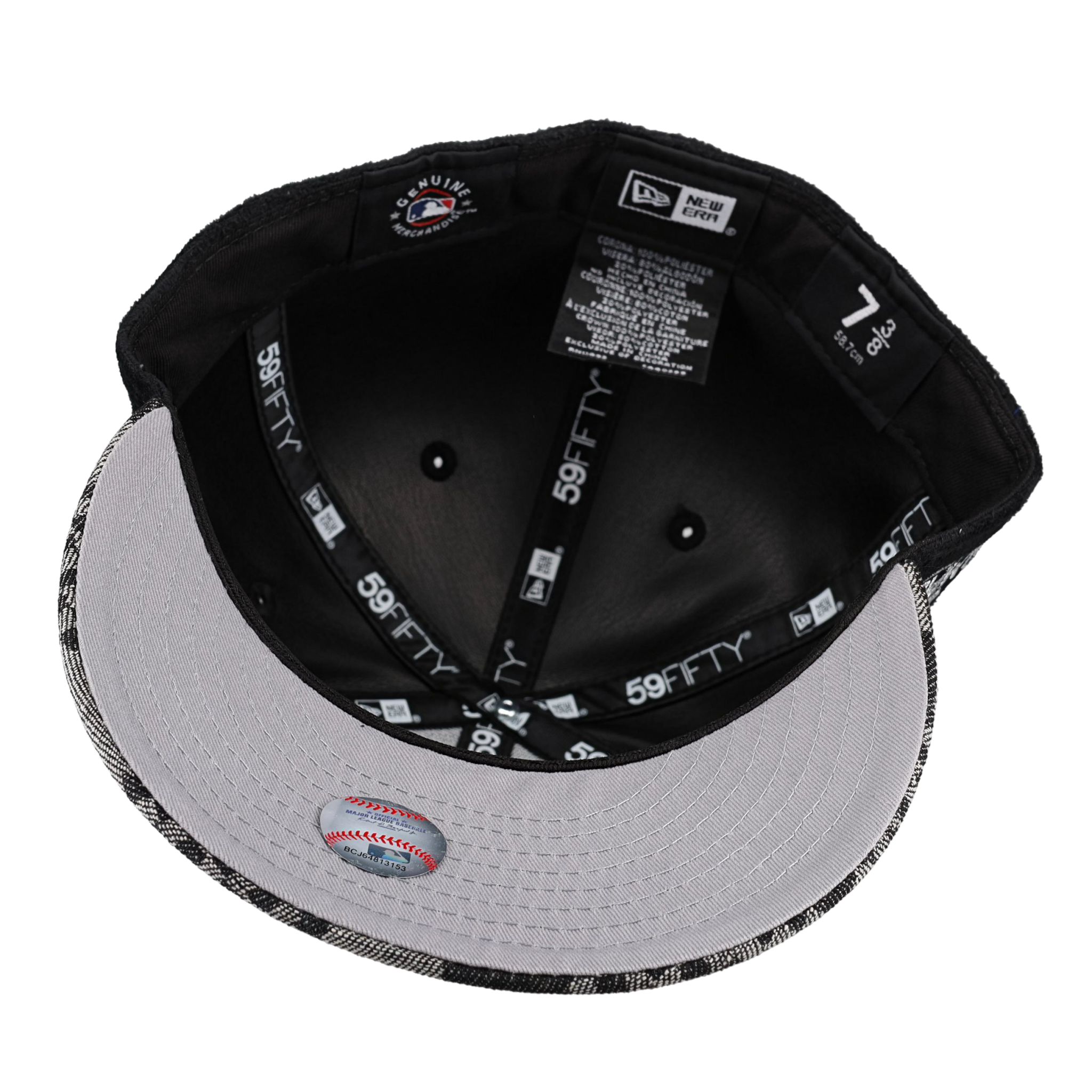 Texas Rangers Black Suede 2023 World Series Patch 59Fifty Fitted Hat