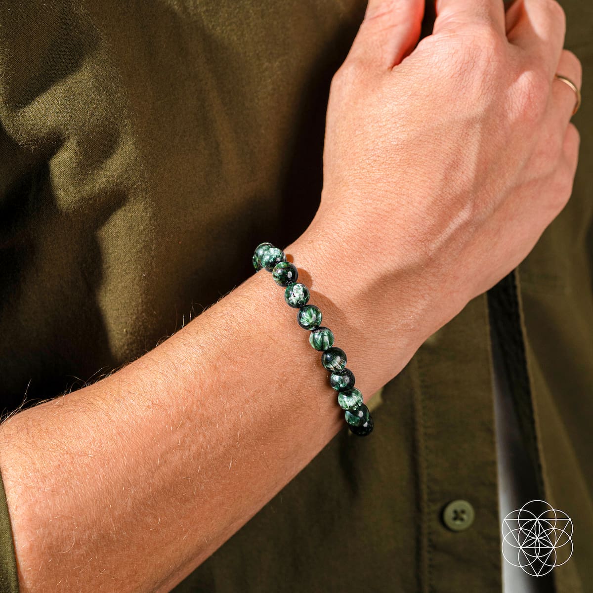Rare Seraphinite Bracelet of Transformation