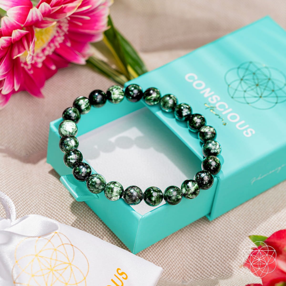 Rare Seraphinite Bracelet of Transformation