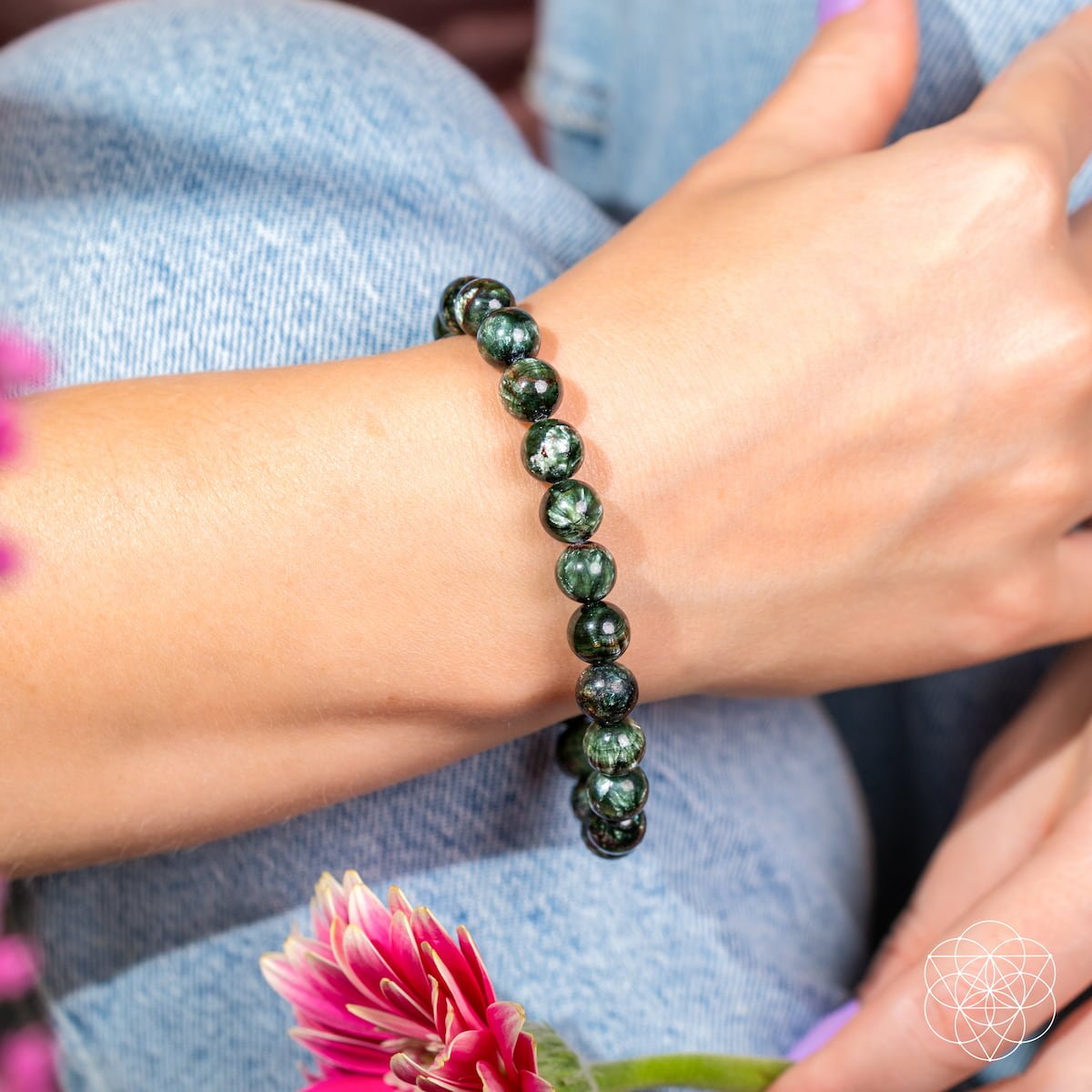 Rare Seraphinite Bracelet of Transformation