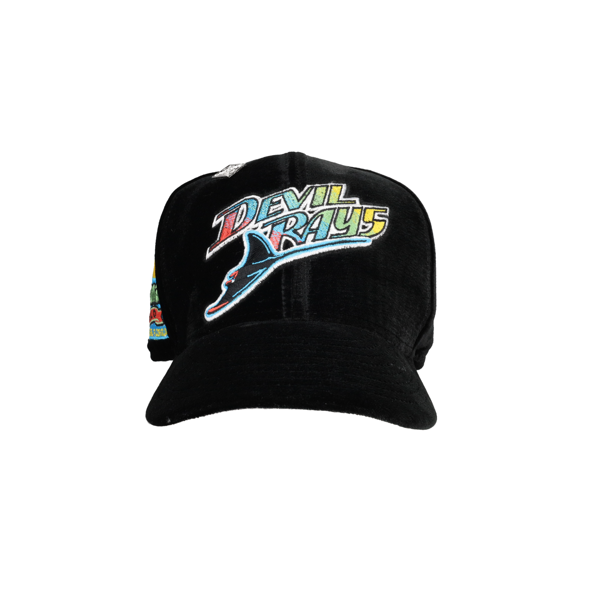 Tampa Bay Rays Velvet Tropicana Field Patch 59Fifty Fitted Hat