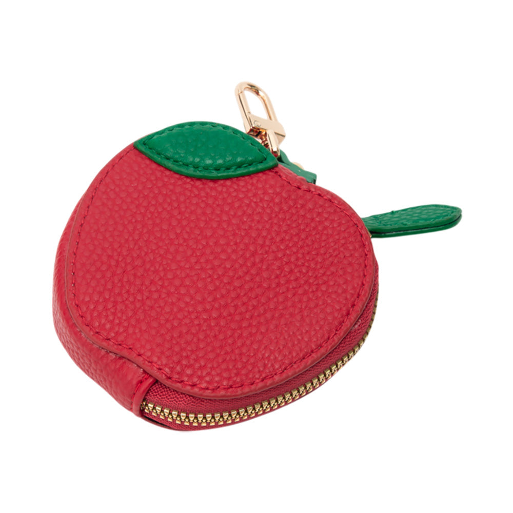 Faux Leather Apple Bag Charm