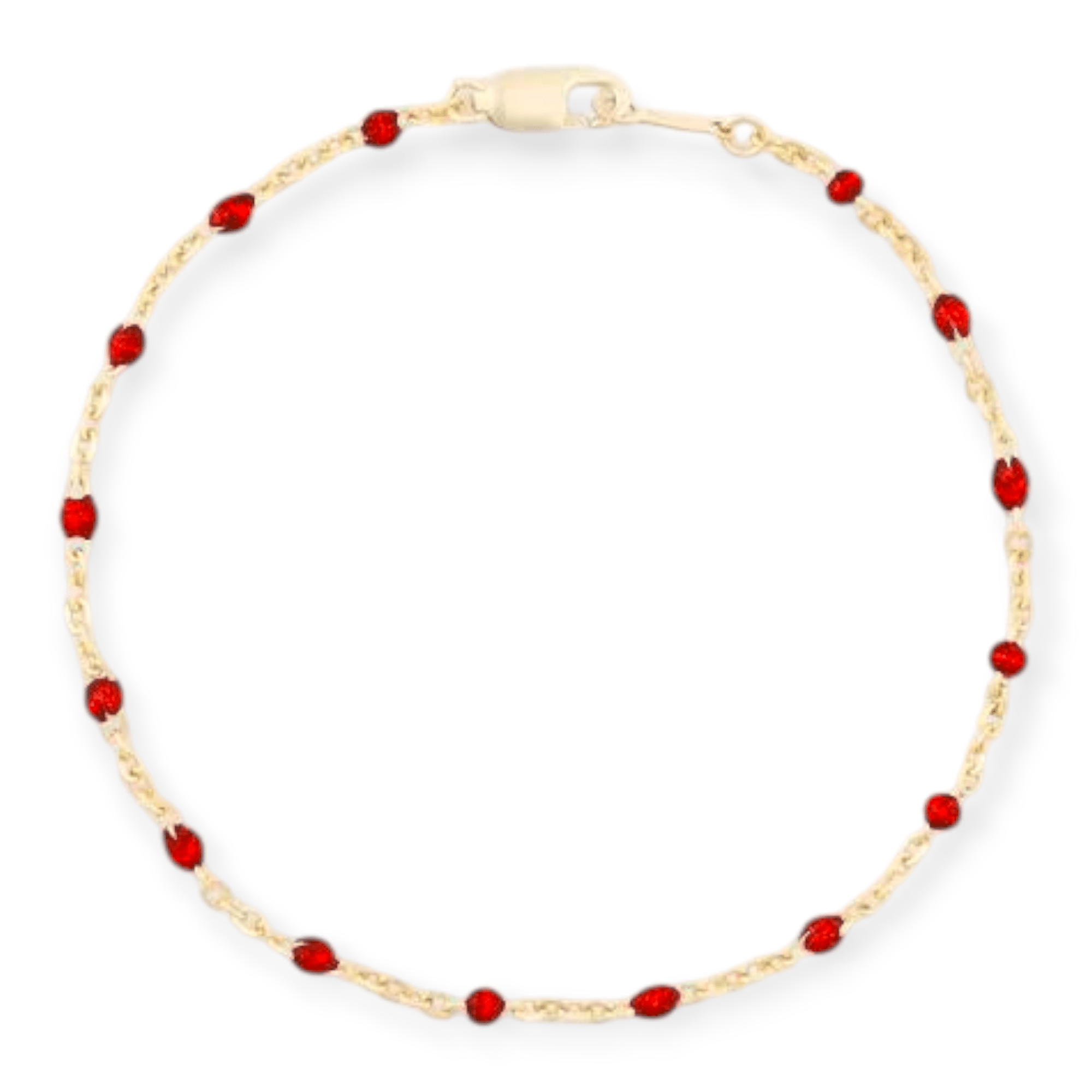 red daisy bracelet by Cuffed by Nano LLC at Shirley Shoppe