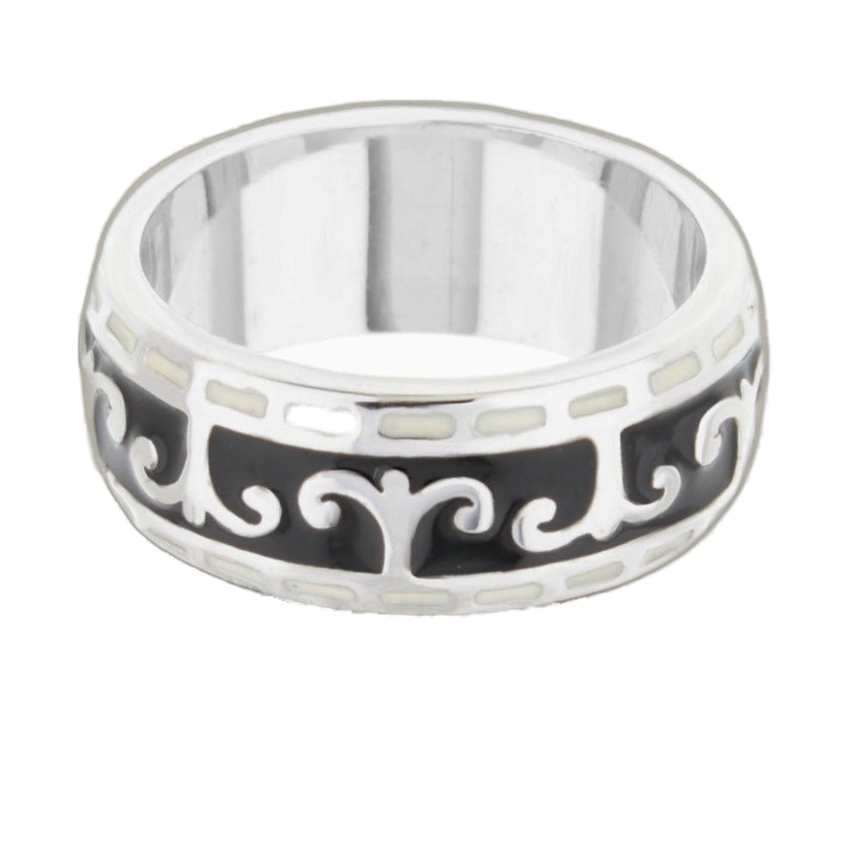 Renaissance Style Ring — Framed Scroll