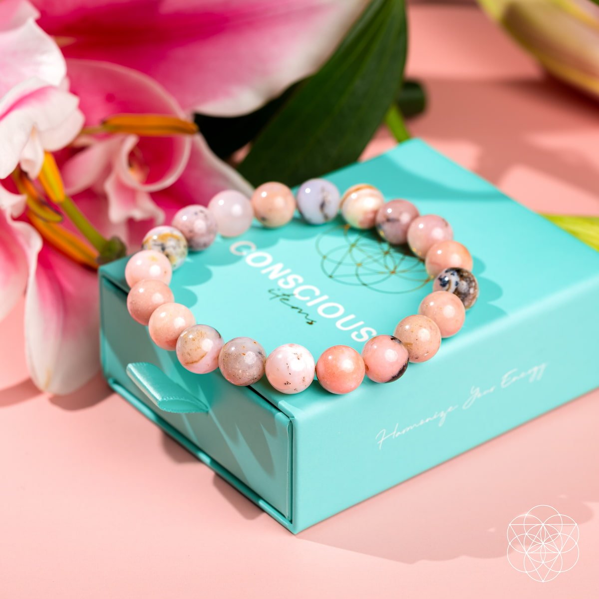 Repair My Heart - The Peruvian Pink Opal Bracelet by Conscious Items at Shirley Shoppe