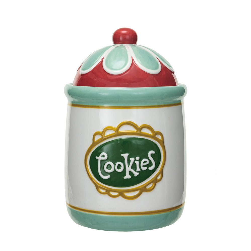 Retro Stoneware Cookie Jar by Quirks! at Shirley Shoppe