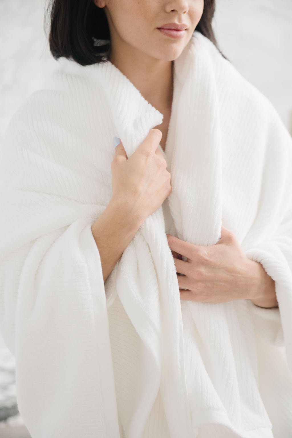 Ribbed Terry Bath Towel Set by Cozy Earth at Shirley Shoppe