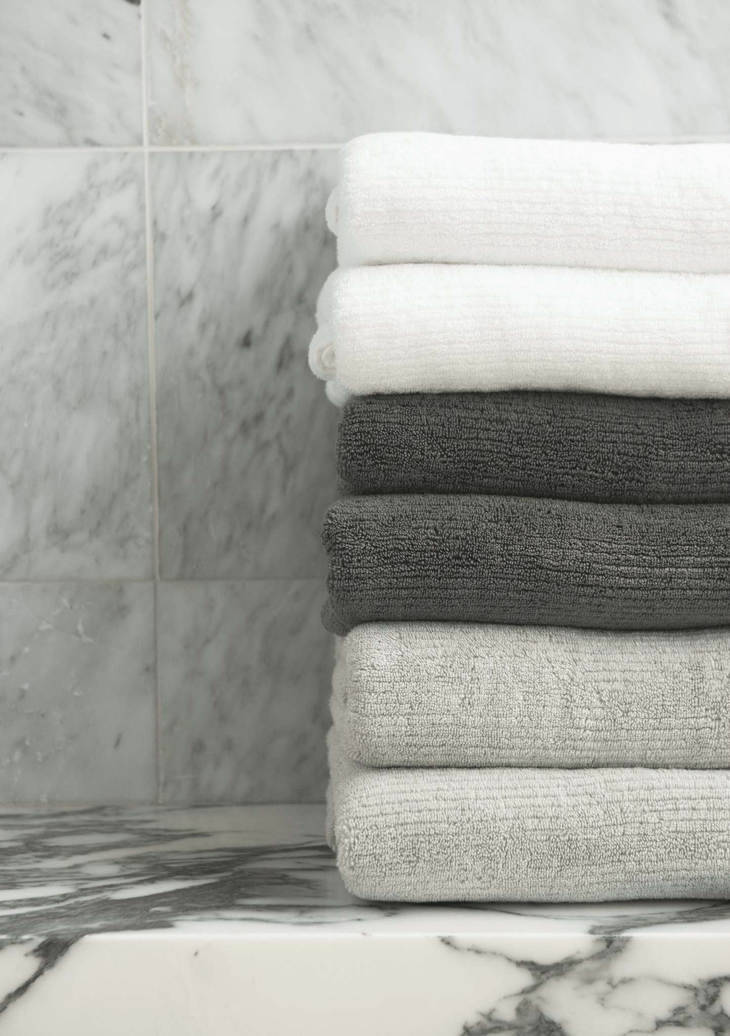Ribbed Terry Bath Towel Set by Cozy Earth at Shirley Shoppe