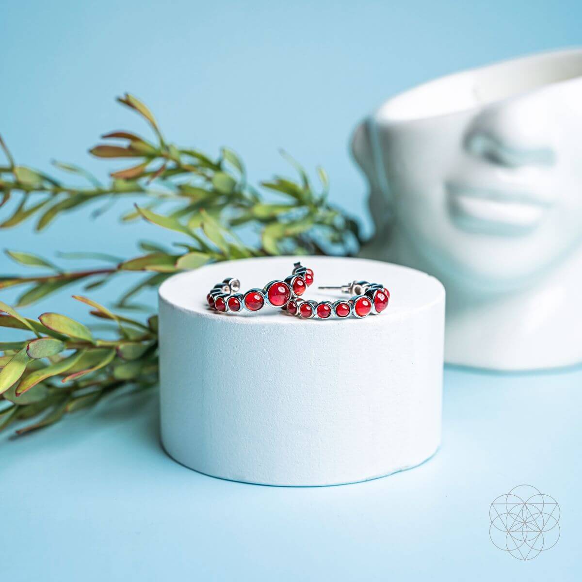 Rising Phoenix: Carnelian Earrings of Ambition by Conscious Items at Shirley Shoppe