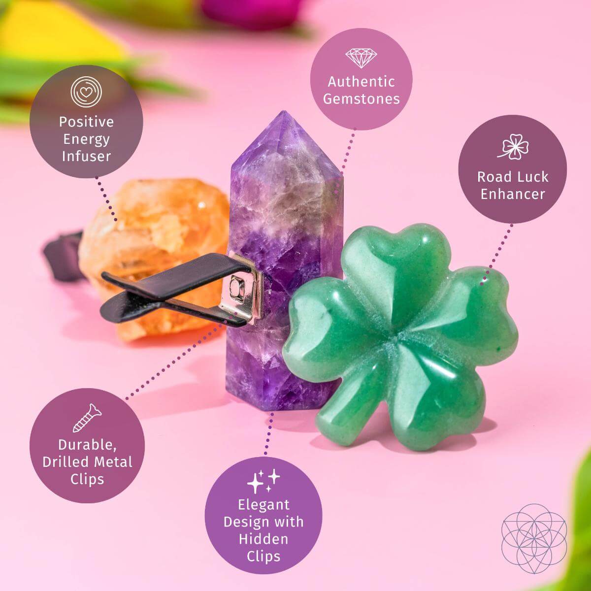 Road Guardians - Lucky Car Crystal Kit by Conscious Items at Shirley Shoppe