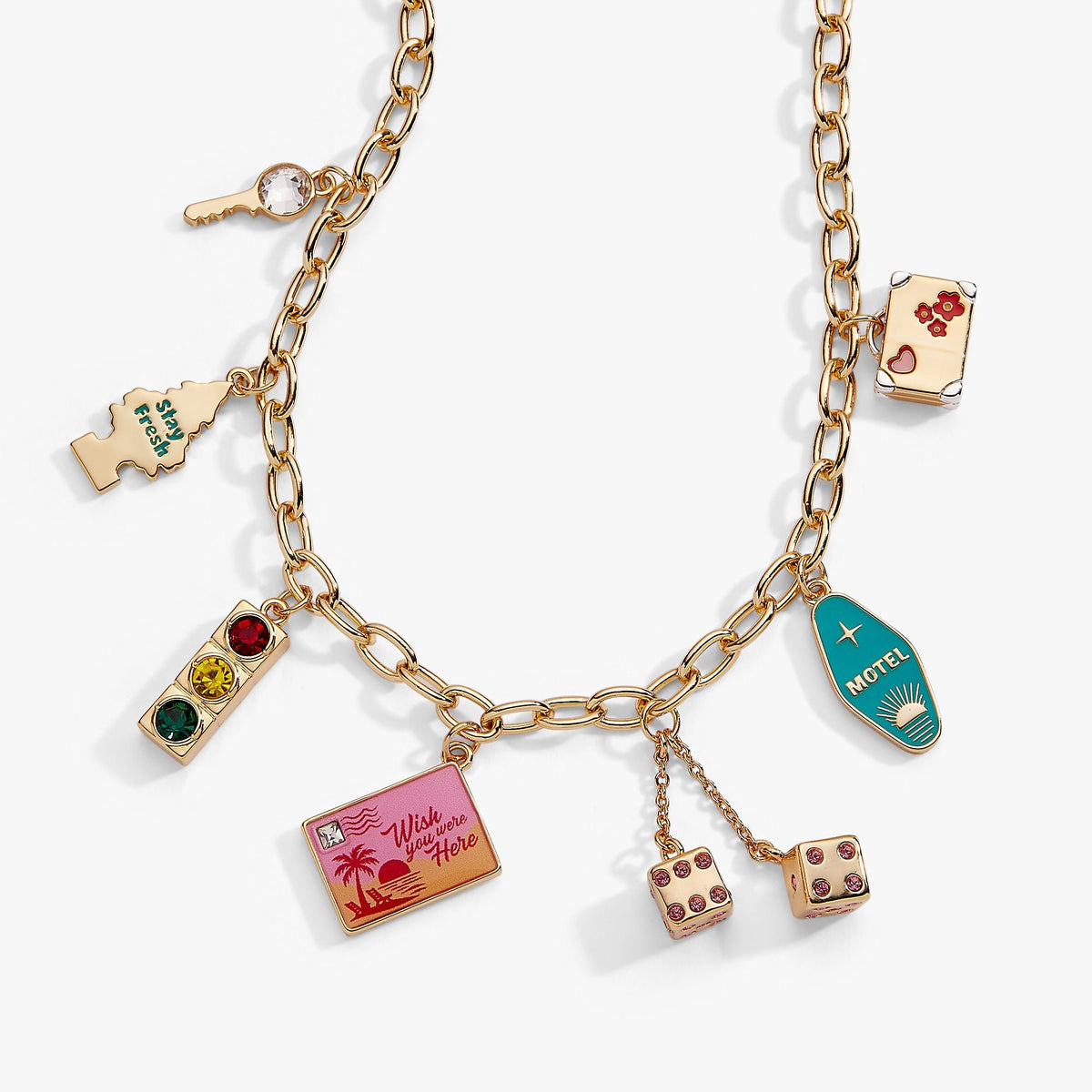 Road Trip Multi-Charm Necklace by ALEX AND ANI at Shirley Shoppe