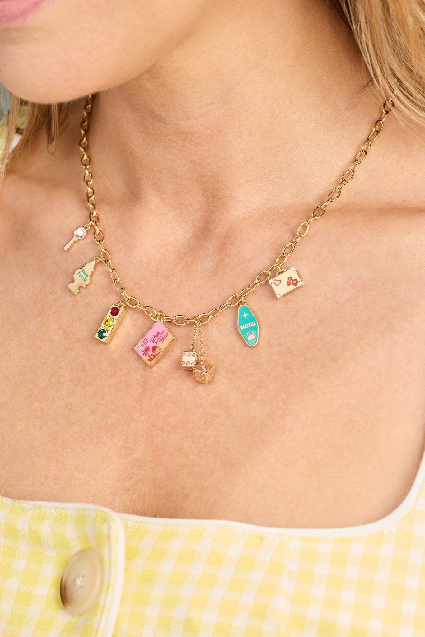 Road Trip Multi-Charm Necklace by ALEX AND ANI at Shirley Shoppe