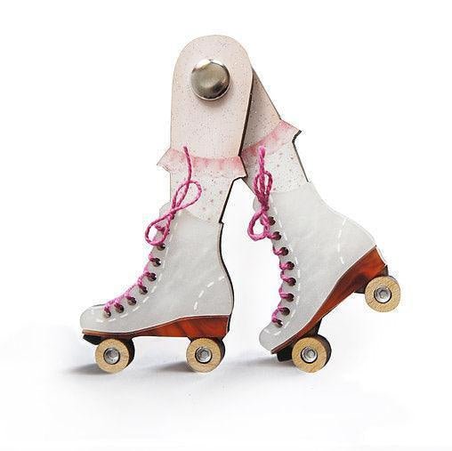 Roller Skates Brooch by Laliblue by Quirks! at Shirley Shoppe