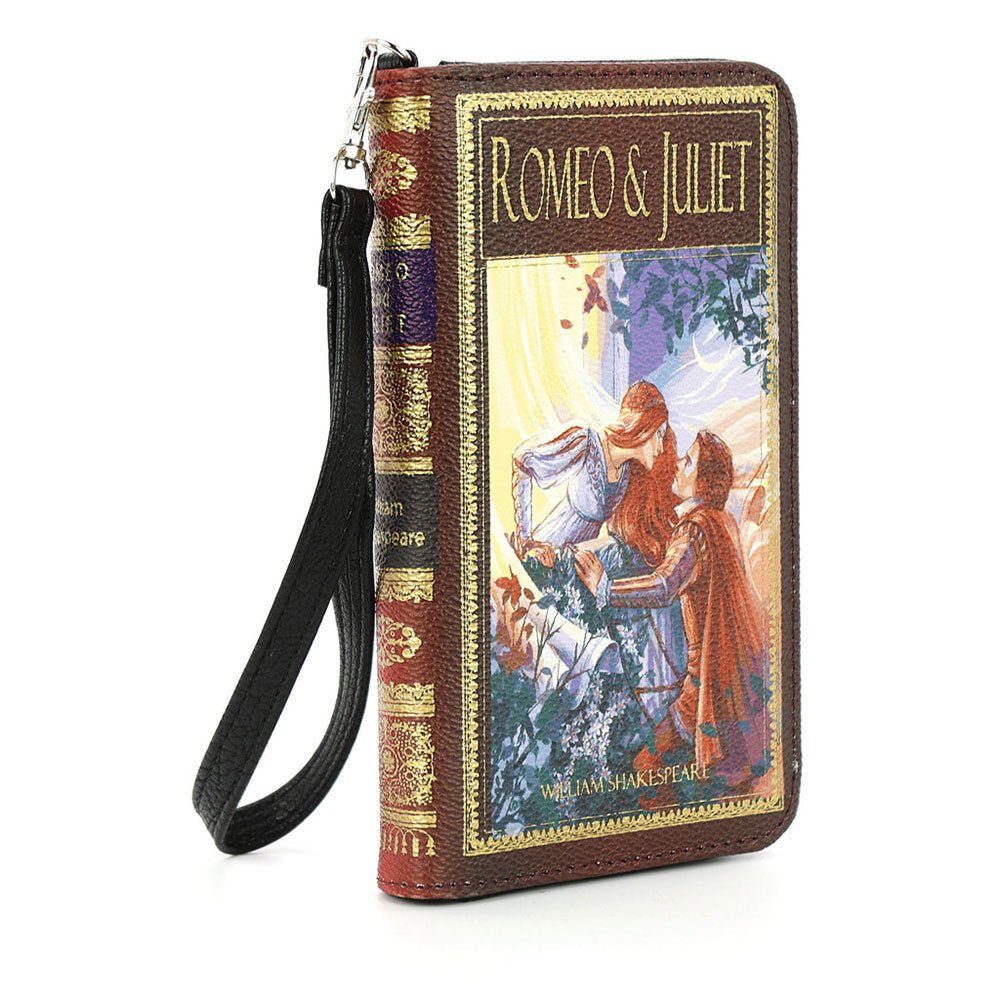 Romeo And Juliet Book Wallet Wristlet by Quirks! at Shirley Shoppe